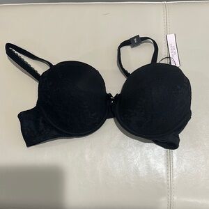 Victoria's Secret Black Full Coverage Bra with Adjustable Straps